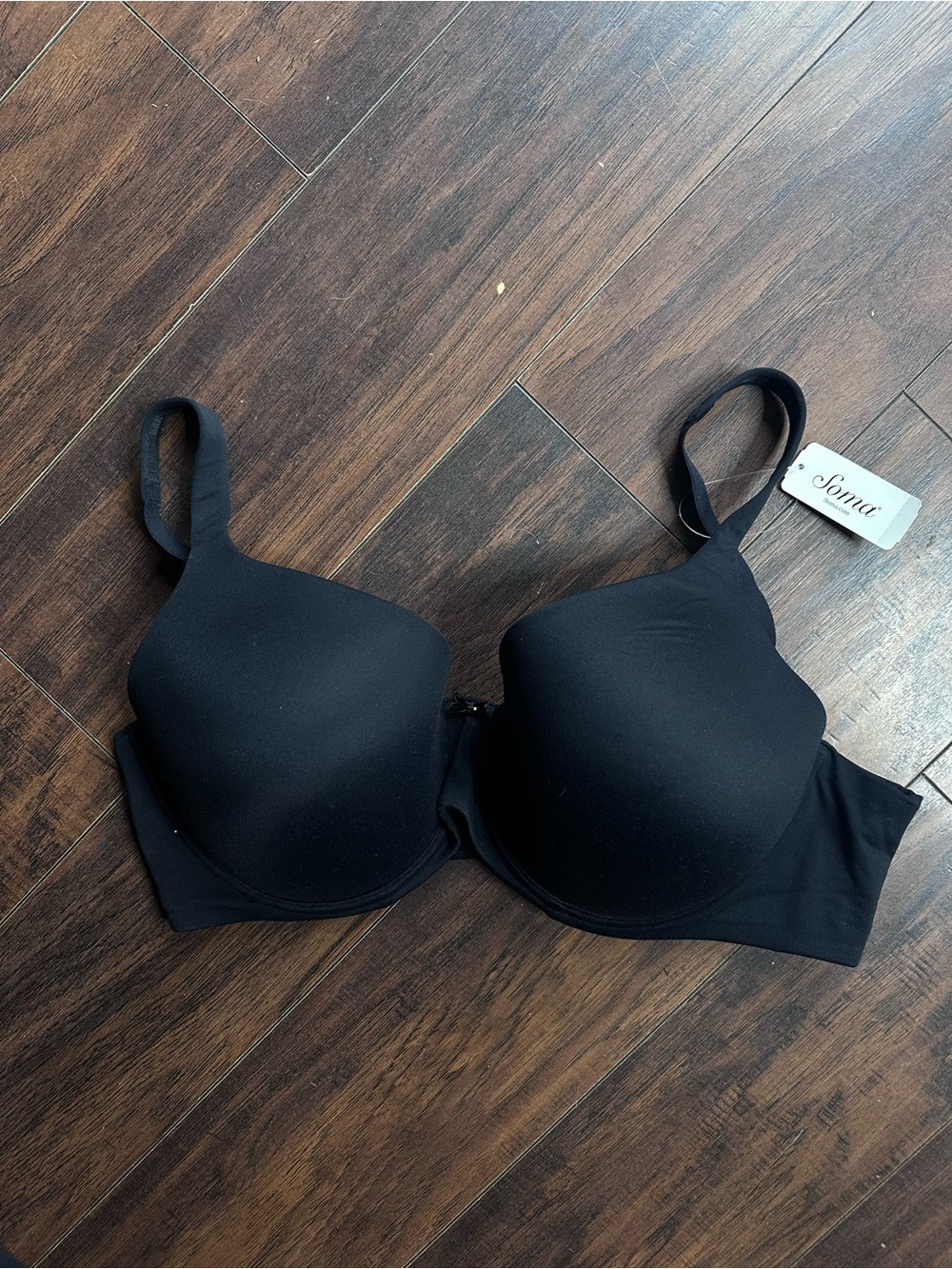 Soma Embraceable Black Full Coverage Bra